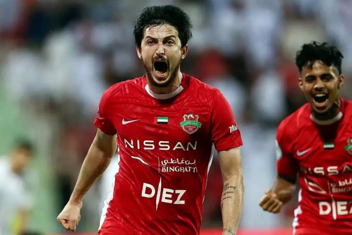 سردار آزمون شباب الاهلی امارات