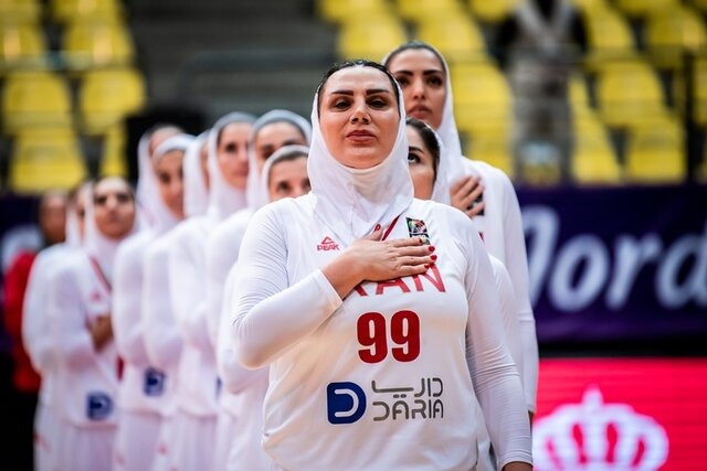 نتایج تیم ملی بسکتبال زنان ایران در کاپ آسیا ۲۰۲۵