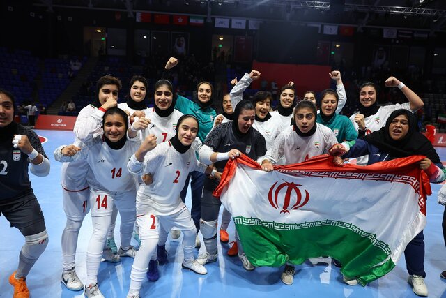 قهرمانی دختران فوتسال ایران